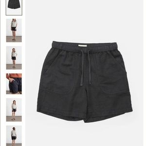 BRAND NEW Bridge & Burn - Black Linen Shorts